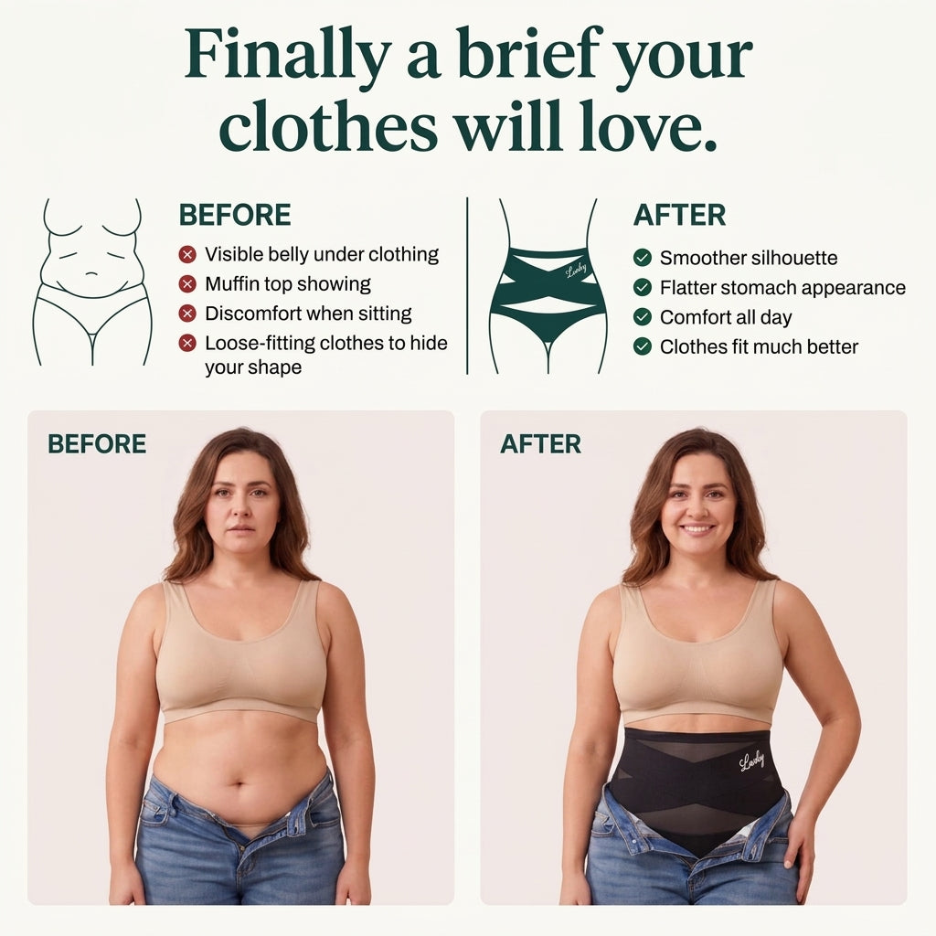 High-Waisted Tummy-Control Shapewear